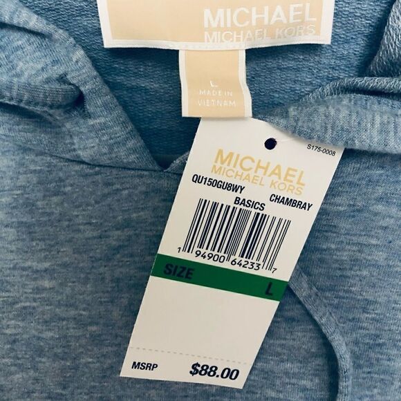 ‎NWT: Michael Kors Cinch Bottom Hoodie - Picture 13 of 14
